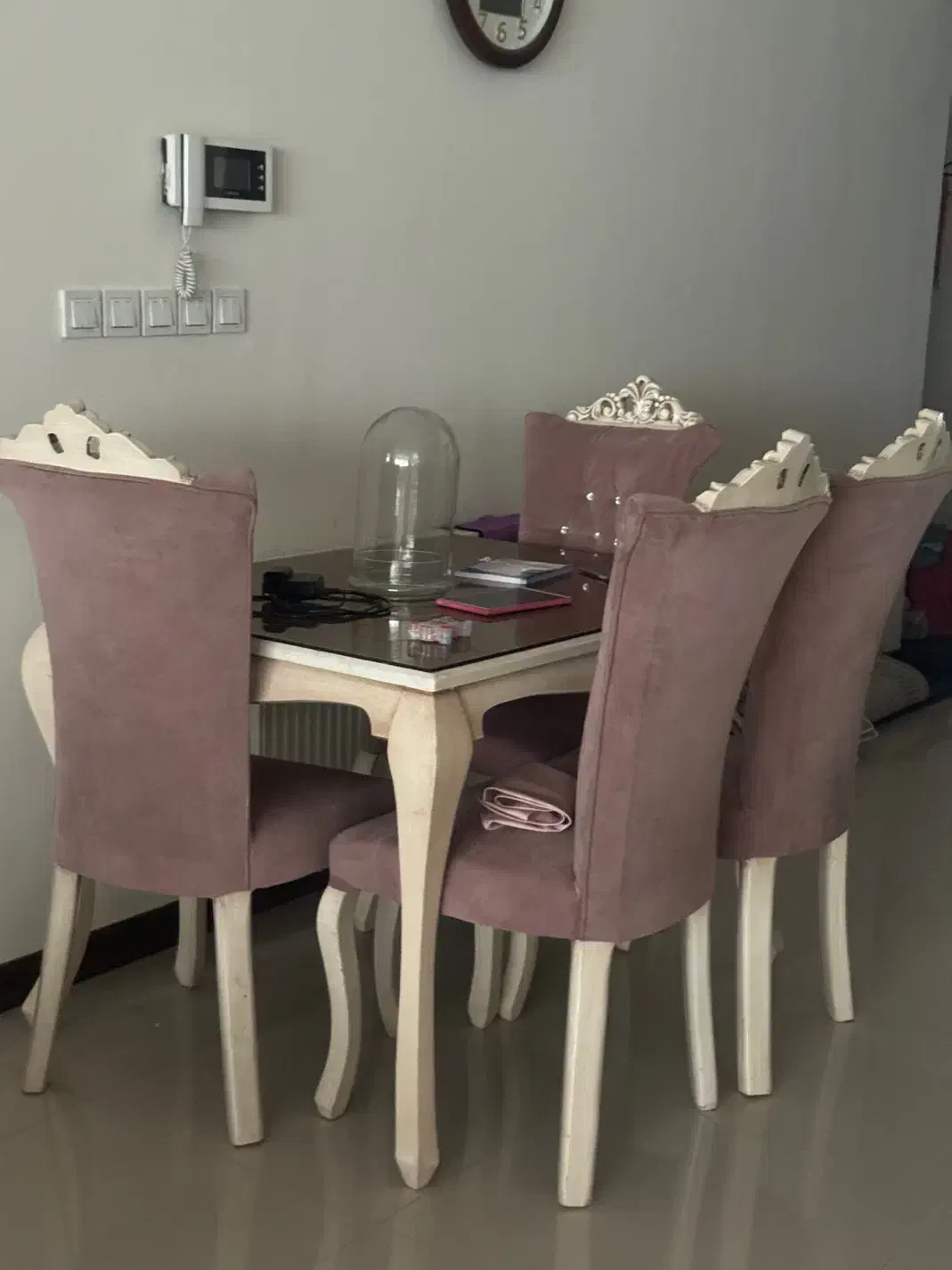 ناهارخوری چهارنفره|میز و صندلی غذاخوری|مشهد, الهیه|دیوار