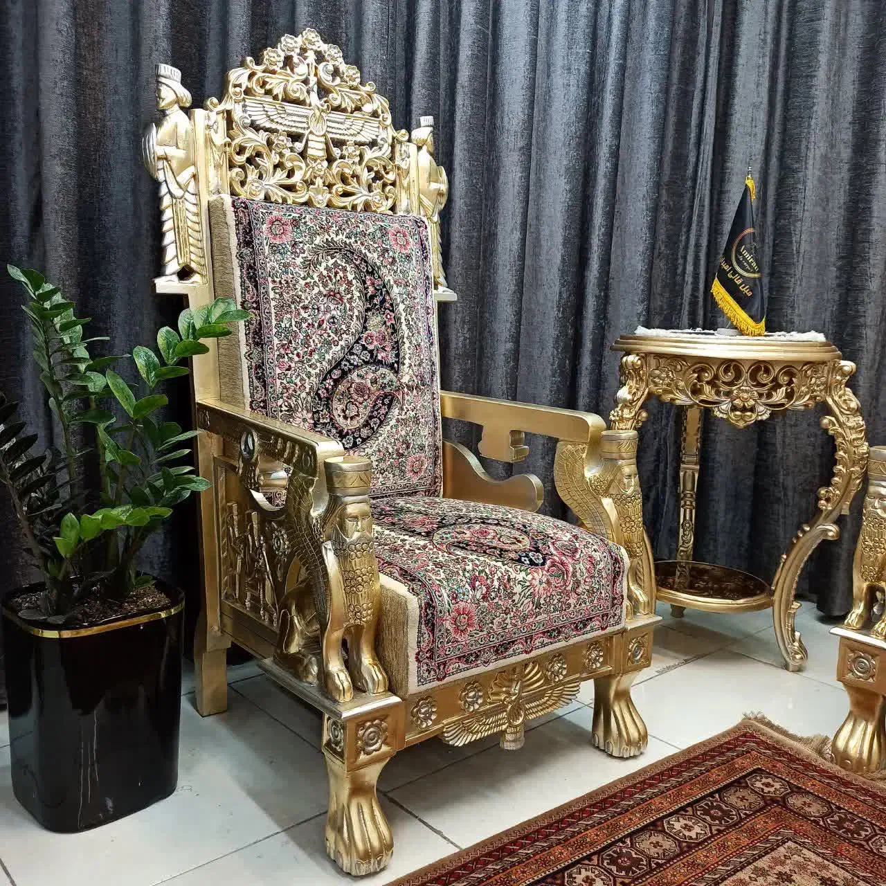 مبل هخامنش طلایی|مبلمان خانگی و میز عسلی|زرند, |دیوار