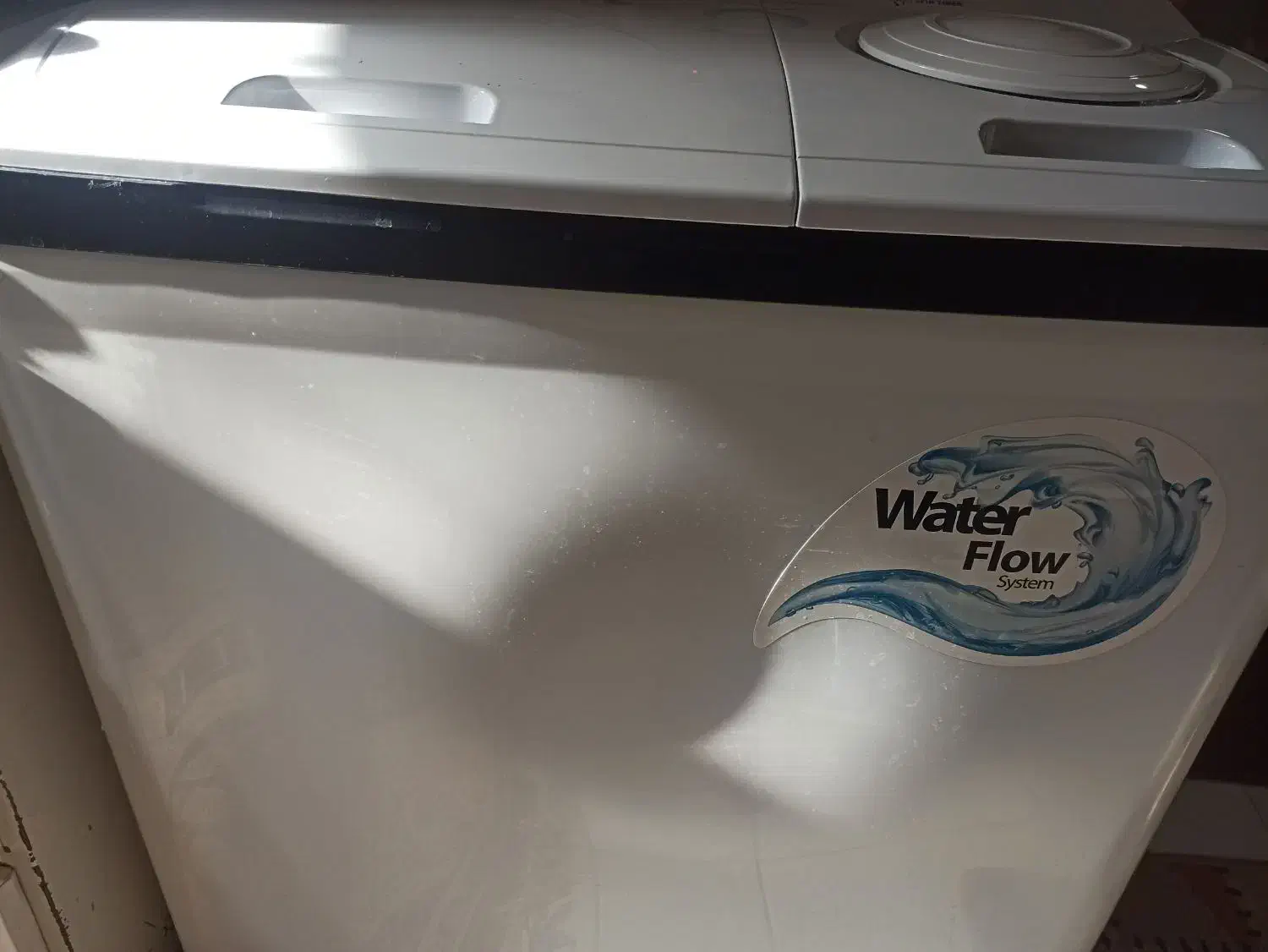 فروش لباسشویی دوقلو پاکشوما در حد نو|ماشین لباسشویی و خشککن لباس|شهرکرد, |دیوار