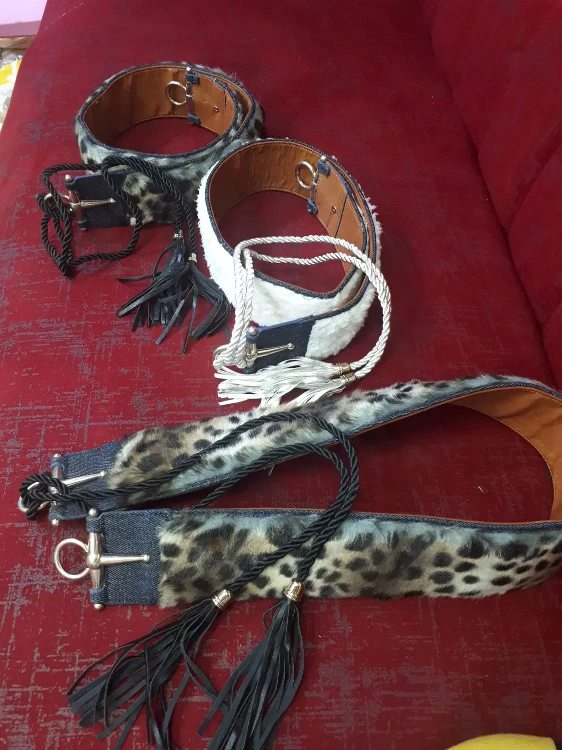 کمربند خز پلنگی ترند سال زنانه|کیف، کفش، کمربند|تهران, کوی نصر مهرآباد|دیوار