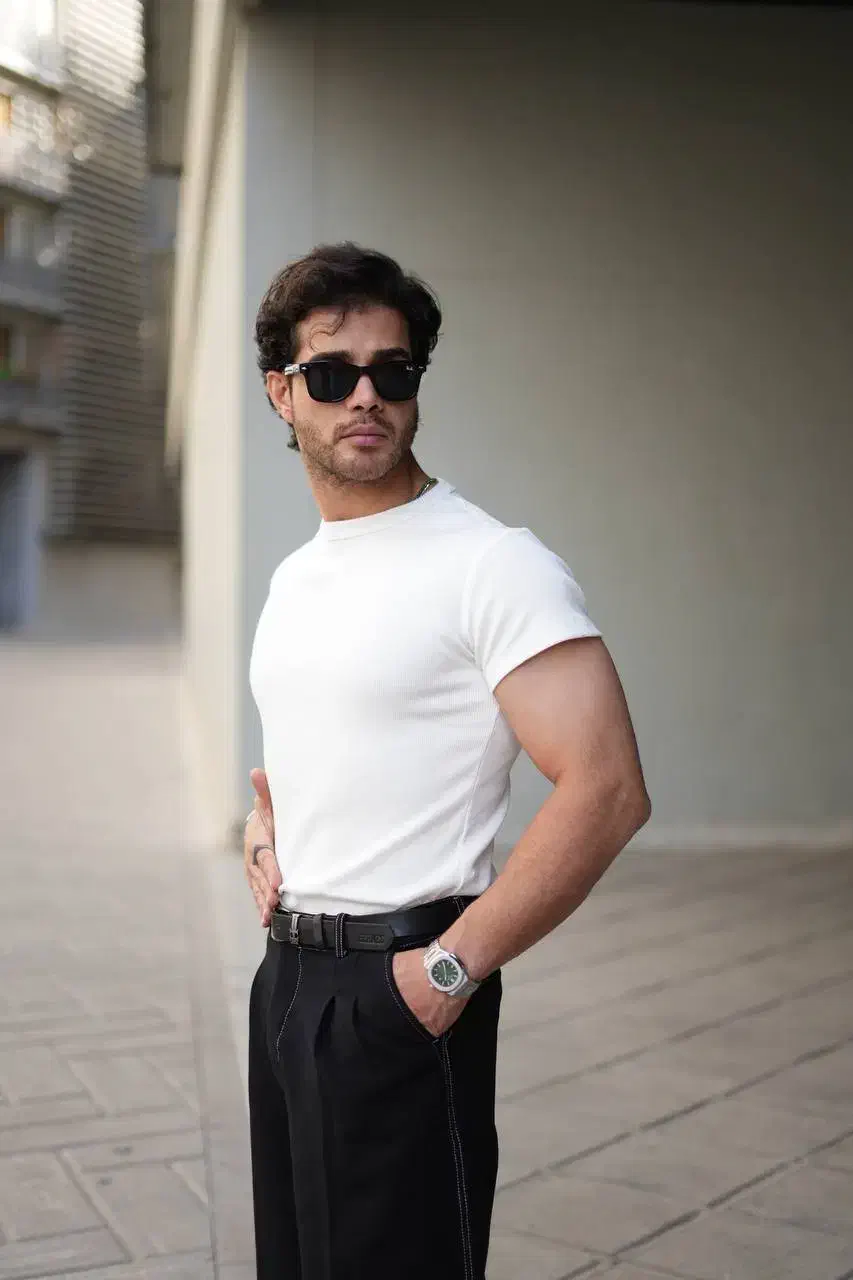 فیتشرت تیشرت کبریتی کشبافت مردانه|لباس|کرج, باغستان|دیوار