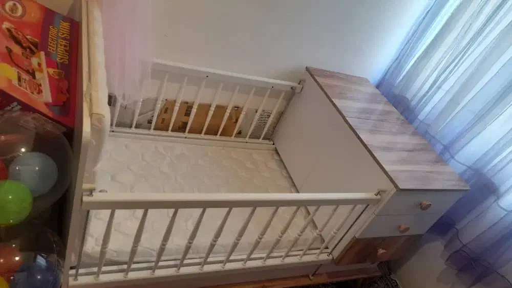 تخت کودک و نوجوان دومنظوره وارداتی آپادانا|تخت و صندلی بچه|رشت, رشتیان|دیوار