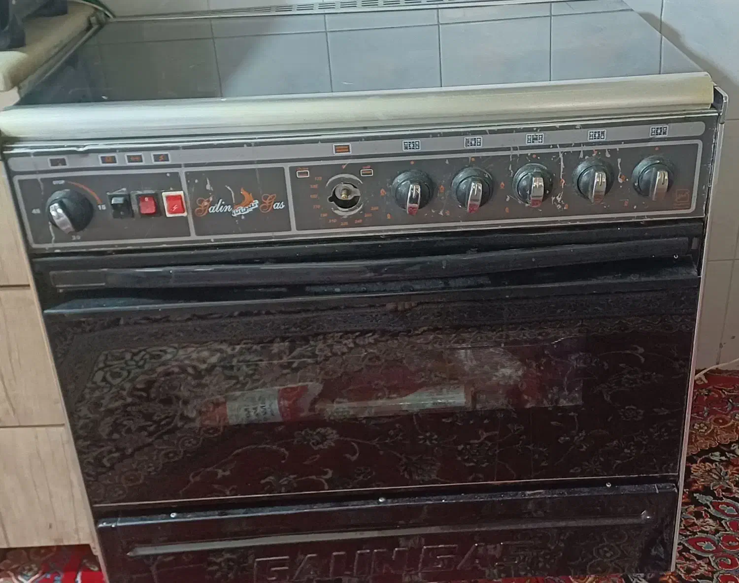 فر گاز دو موتوره گلین گاز|اجاق گاز و لوازم برقی پخت‌وپز|بروجرد, |دیوار