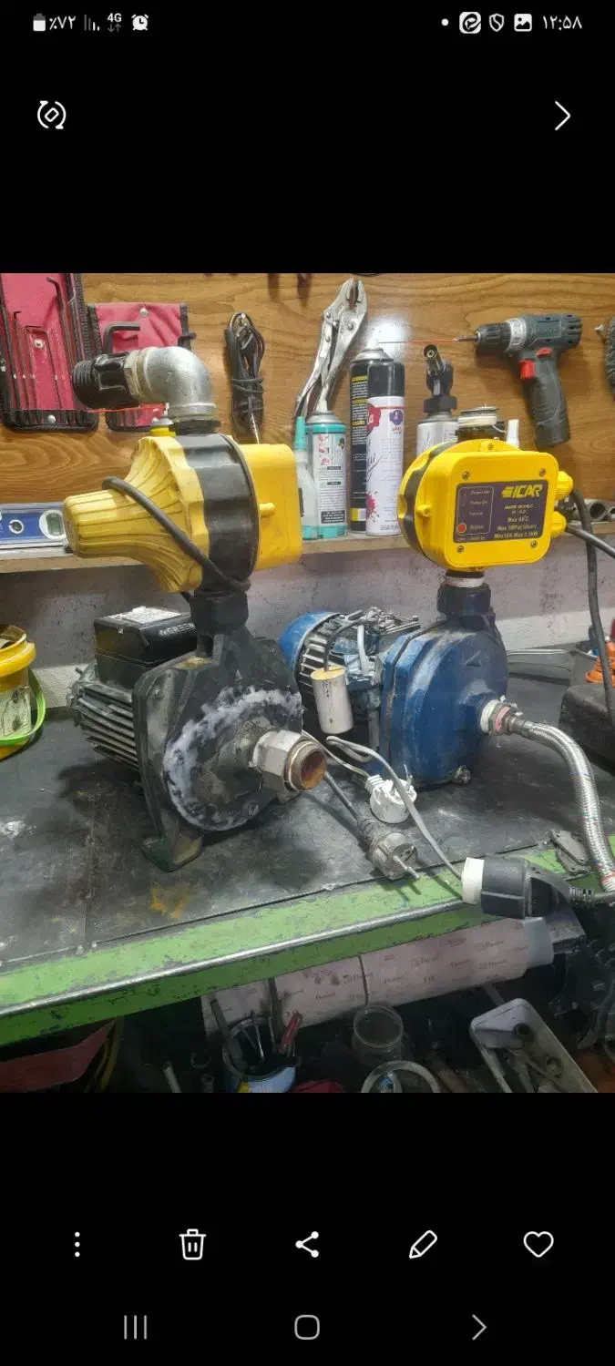 تعمیرات موتور برق ، پمپ باد ، سم پاش ، پیکور ،کولر|خدمات پیشه و مهارت|نجفآباد, شریعتی غربی|دیوار