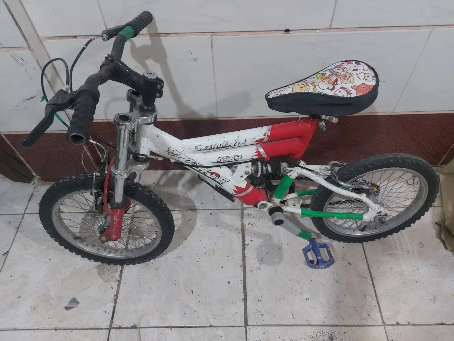 دوچرخه سایز ۱۶ کمک دار تمیز و سالم|دوچرخه، اسکیت، اسکوتر|محمدیه-قزوین, |دیوار