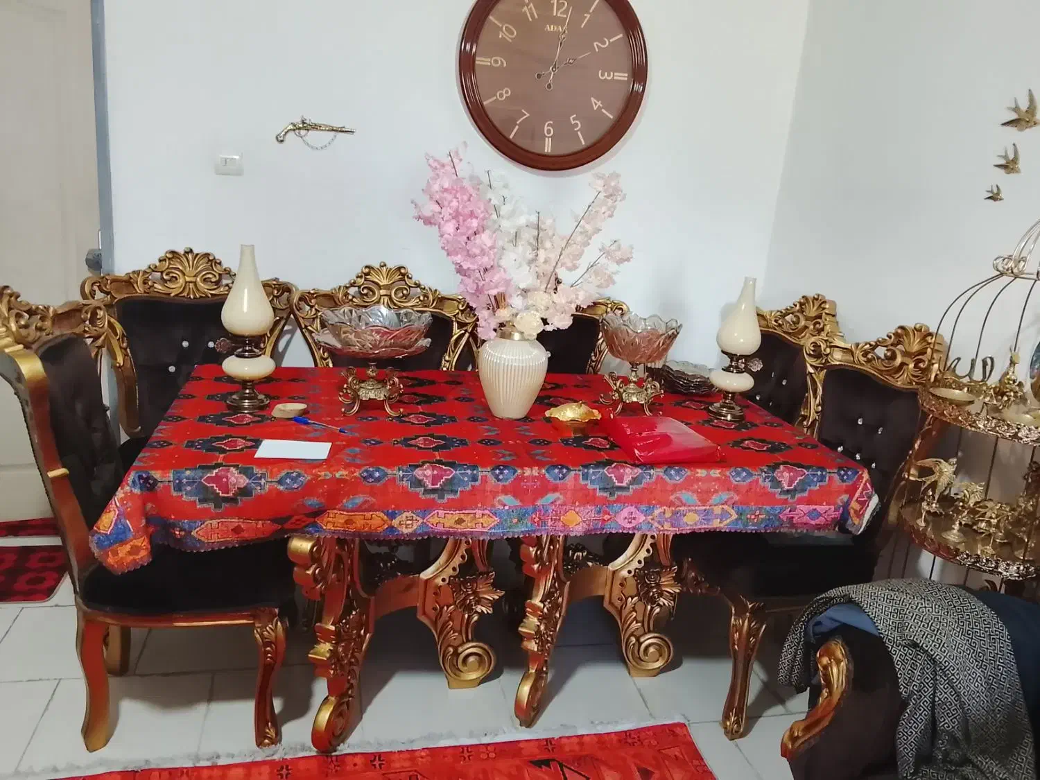 مبل و ناهارخوری در حد نو|مبلمان خانگی و میز عسلی|صفادشت, |دیوار