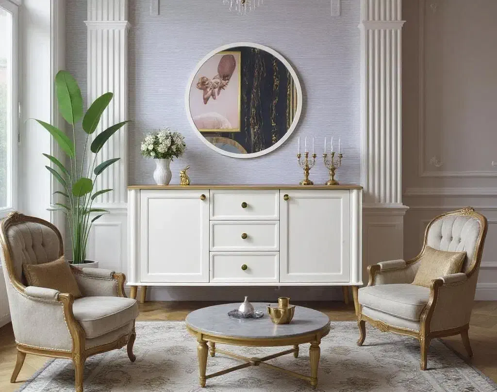 کنسول و آینه میز تلویزیون و جاکفشی ال آی|بوفه، ویترین، کنسول|اردبیل, |دیوار