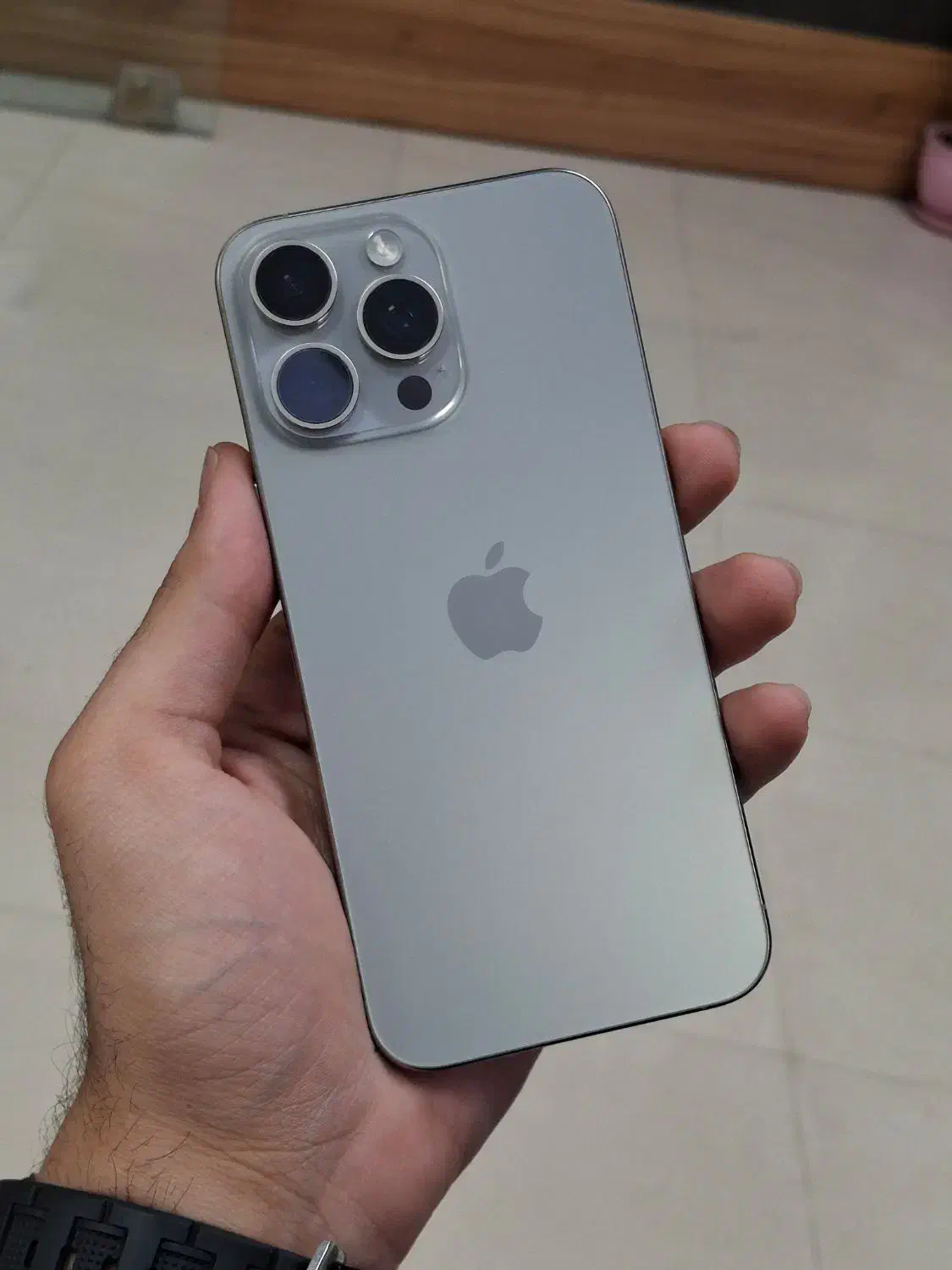 iPhone 15 promax 256 zaa battrey96%آیفون ۱۵ پرومکس|موبایل|مشهد, عامل|دیوار