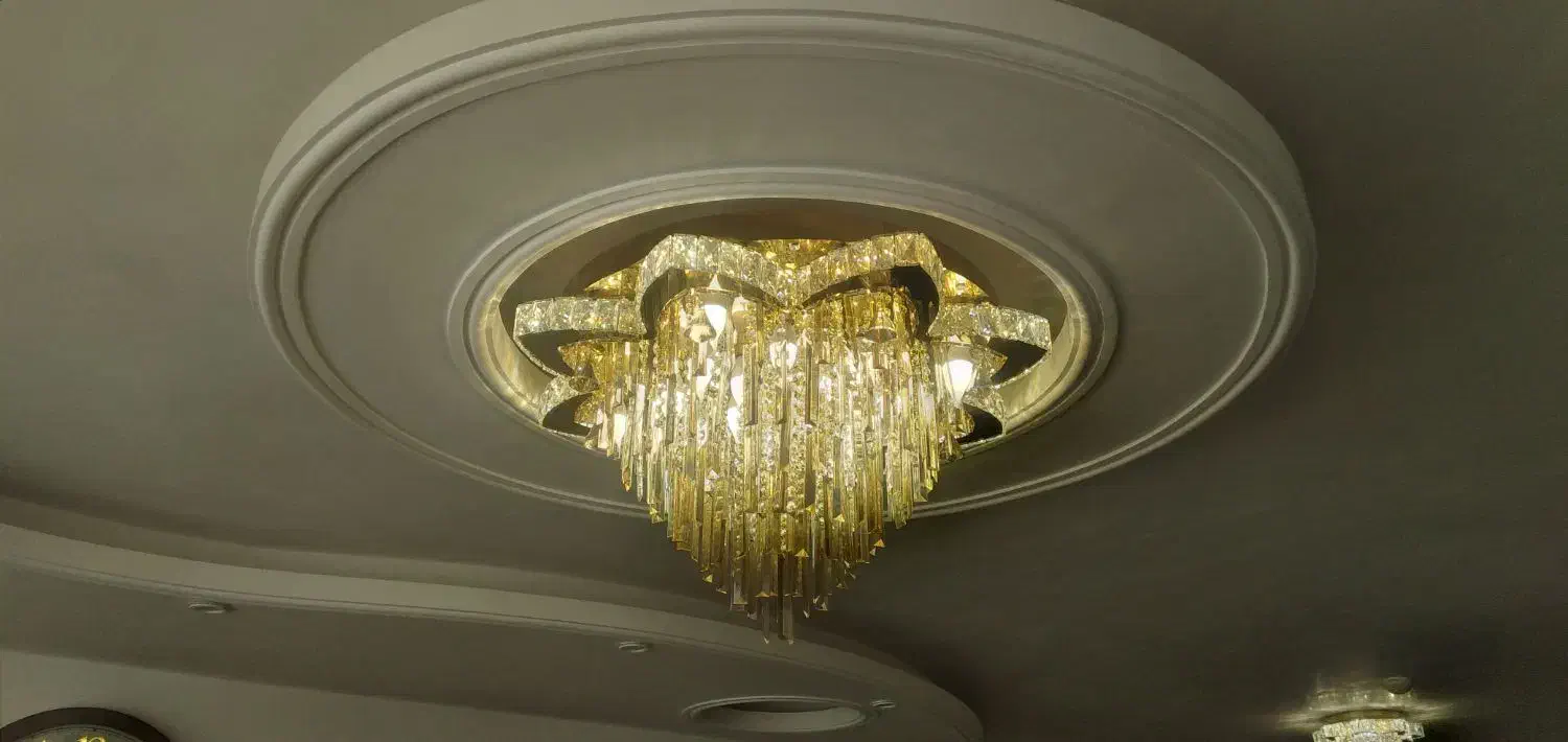 لوستر سایز ۸۰ بسیار زیبا|لوستر و چراغ آویز|همدان, |دیوار