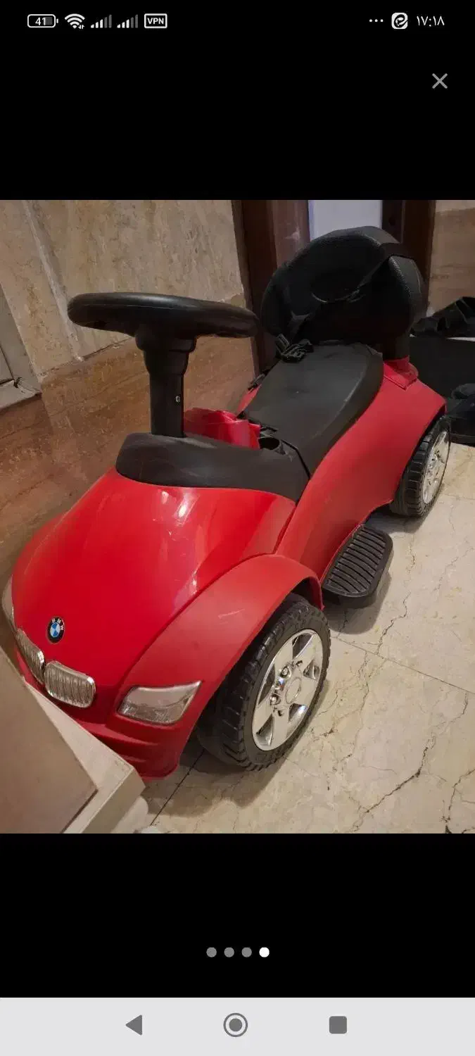 ماشین شارژی درحد نو سالم|اسباب‌بازی بچه|قم, شهدا|دیوار