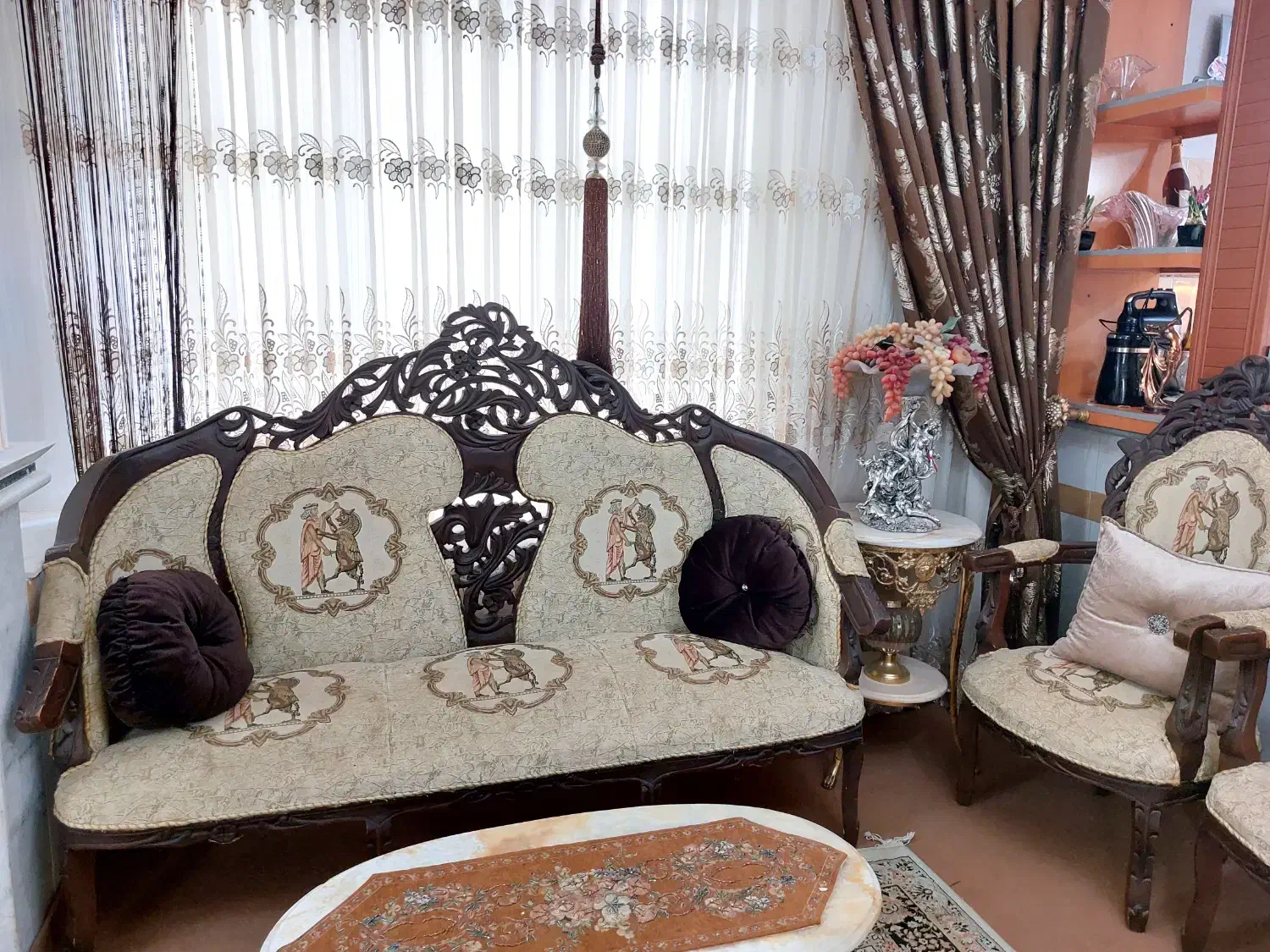 مبل سلطنتی|مبلمان خانگی و میز عسلی|میاندوآب, |دیوار