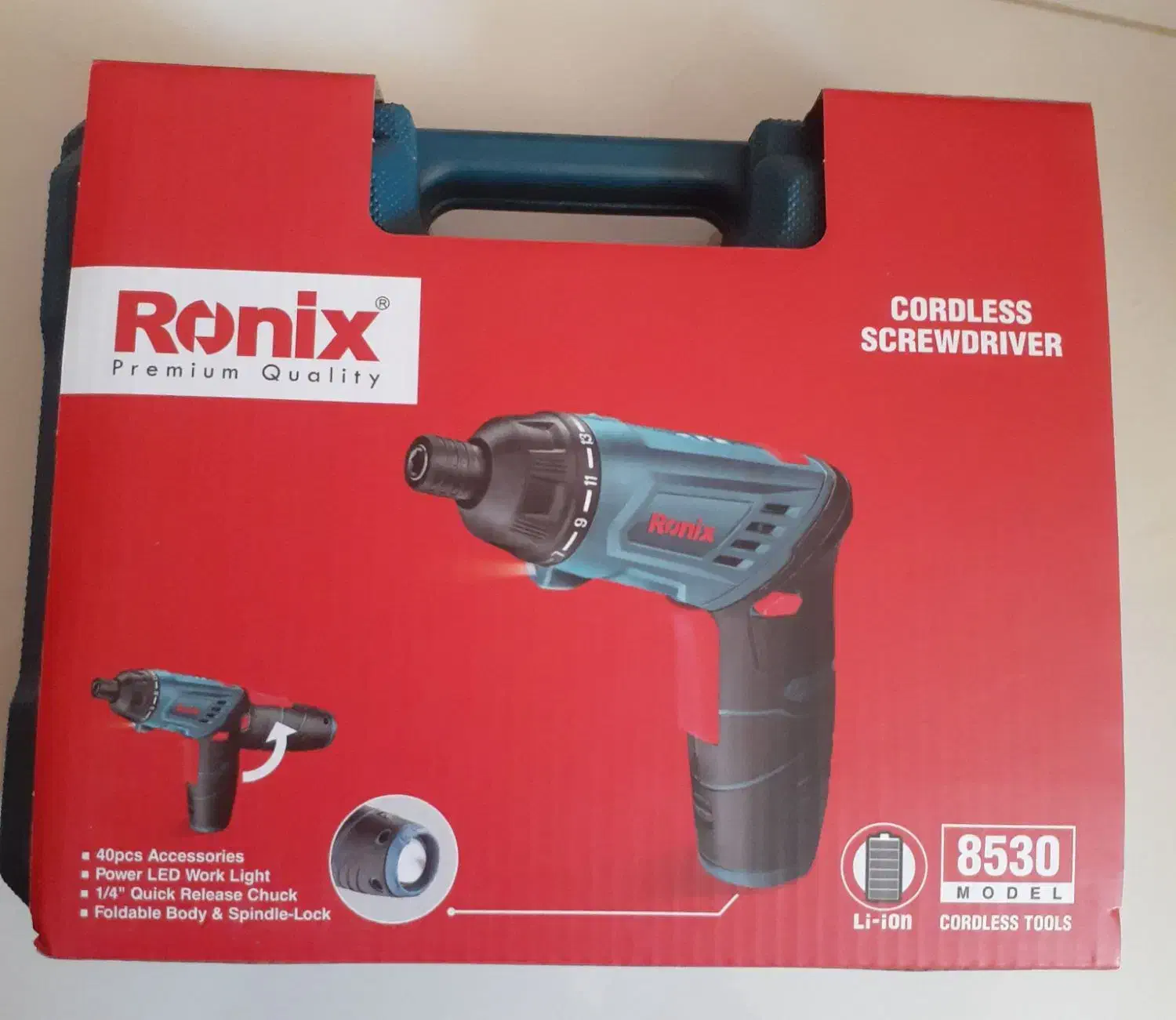 پیچ گوشتی شارژی رونیکس|ابزارآلات|شاهین‌شهر, فدک|دیوار