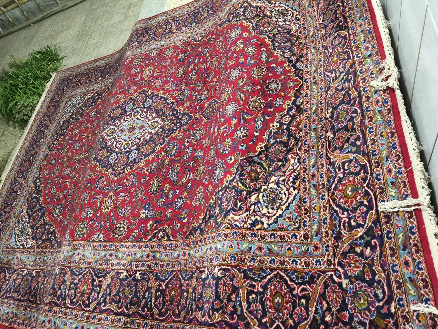 قالی دستباف نجف آبادی|فرش|شهرضا, |دیوار