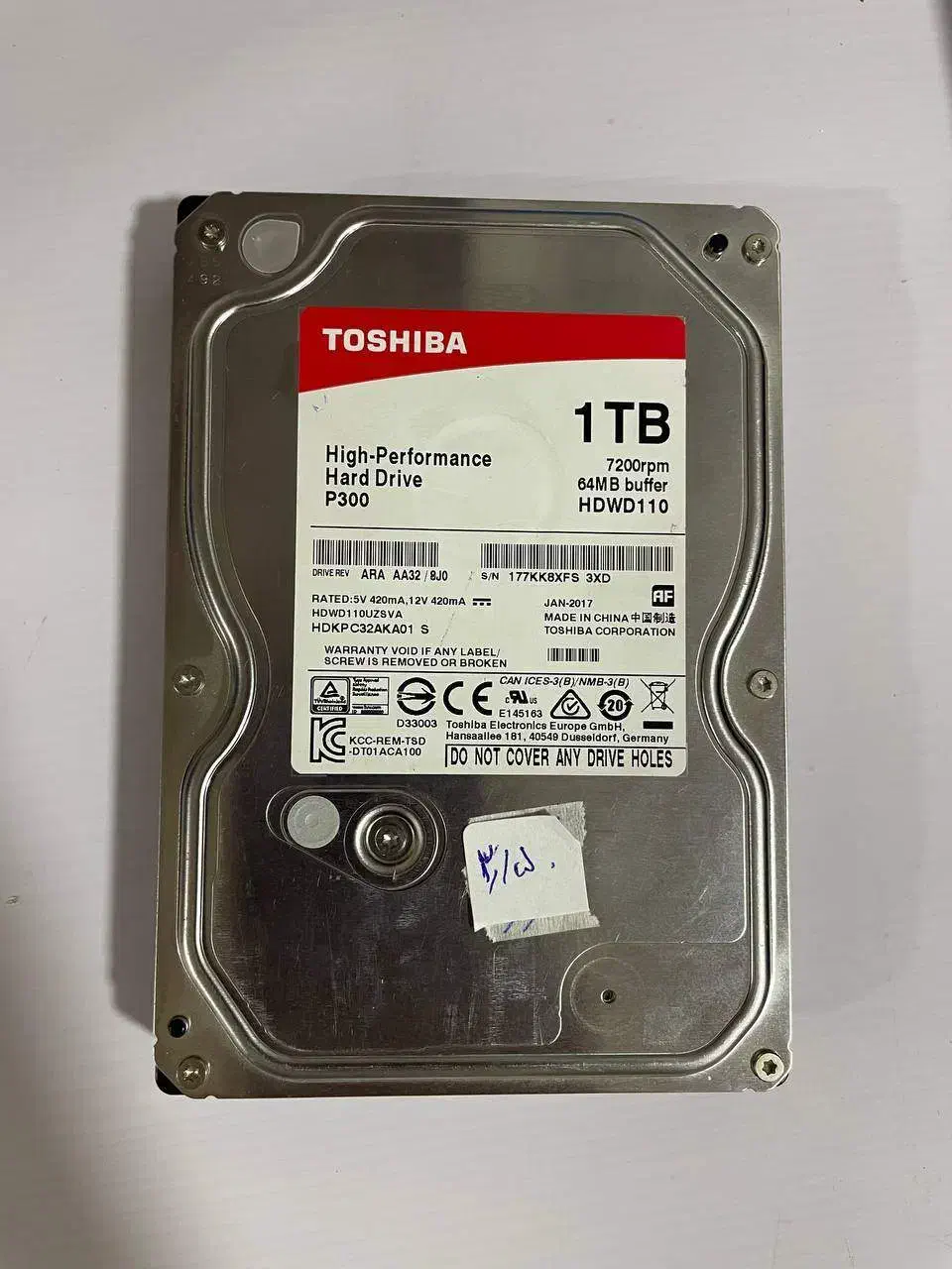 انواع هاردهای یک ترا و دو ترابایت و ظرفیت بالا|قطعات و لوازم جانبی رایانه|گرگان, |دیوار