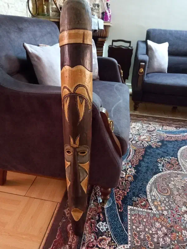 مجسمه طرح صورت چوبی|مجسمه، تندیس، ماکت|تهران, آهنگ|دیوار