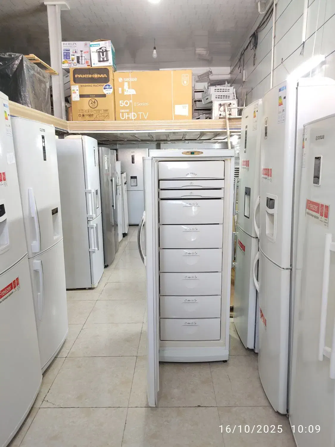 خریدی مطمعن و  با ضمانت(فریزر بدون برفک پارس  )|یخچال و فریزر|قزوین, |دیوار