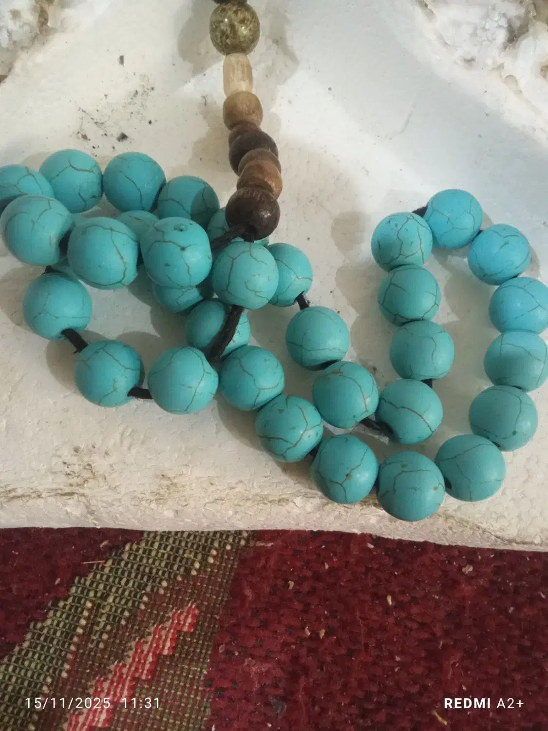 نتسبیحح ۵۰ گرمی فیروزه اصل نیشا بور|جواهرات|خوانسار, |دیوار