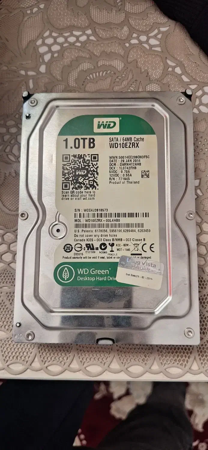 هارد 1ترا|قطعات و لوازم جانبی رایانه|آشخانه, |دیوار