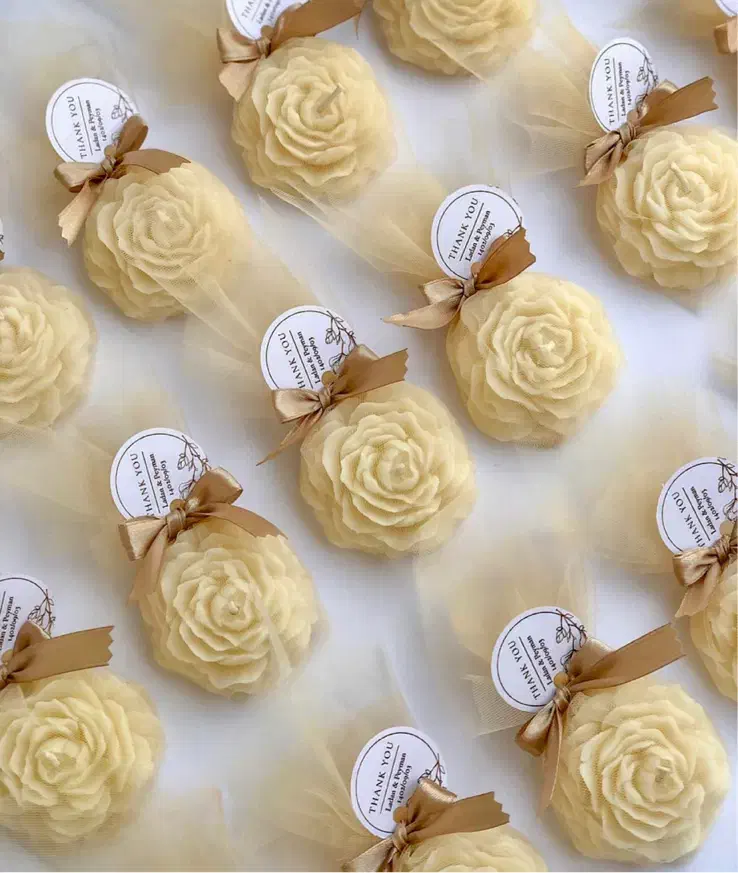 گیفت شمع معطر عروسی|صنایع دستی و سایر لوازم تزئینی|تهران, افسریه شمالی|دیوار