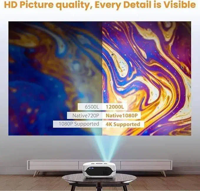 ویدیو پروژکتور با تصویر بزرگ سه بعدی 3D|تلویزیون و پروژکتور|شیراز, زرهی|دیوار