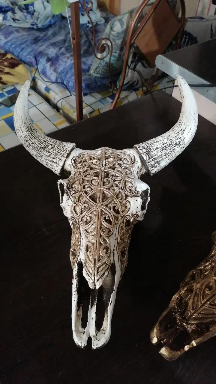 مجسمه بوفالو|مجسمه، تندیس، ماکت|مشهد, امام رضا (ع)|دیوار