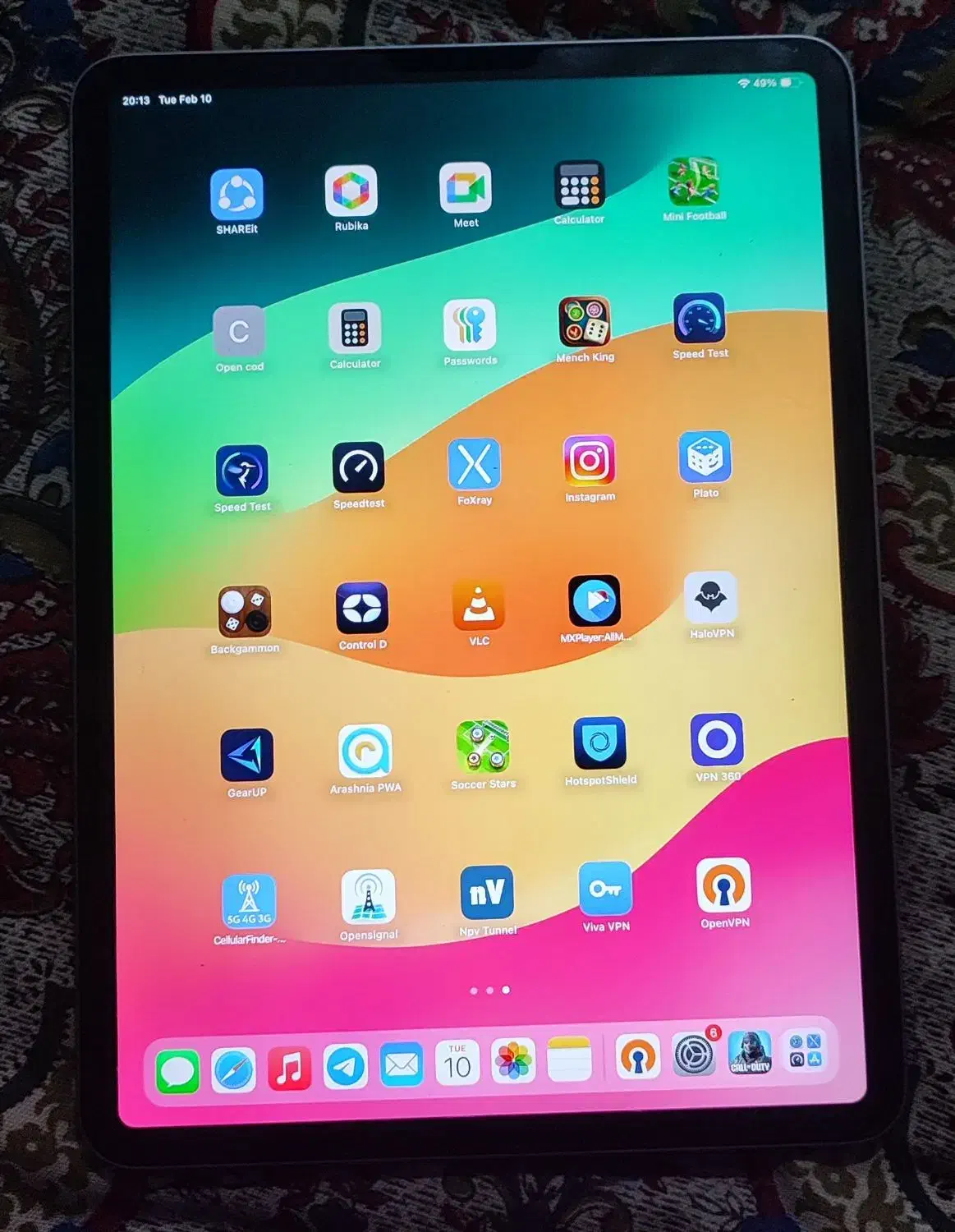 آیپد پرو 2022.     256GB|تبلت|پردیس, فاز ۸|دیوار