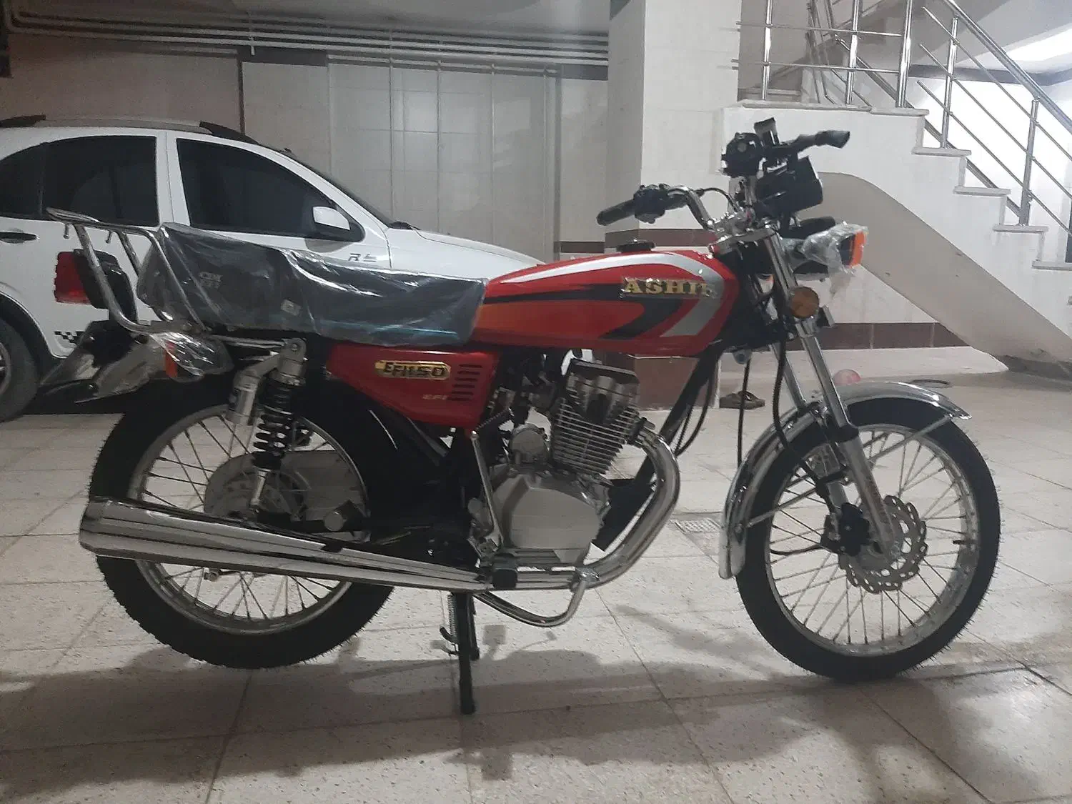موتور سیکلت آشیل ۱۵۰ استارتی انژکتوری مدل ۱۴۰۳|موتورسیکلت|قزوین, |دیوار