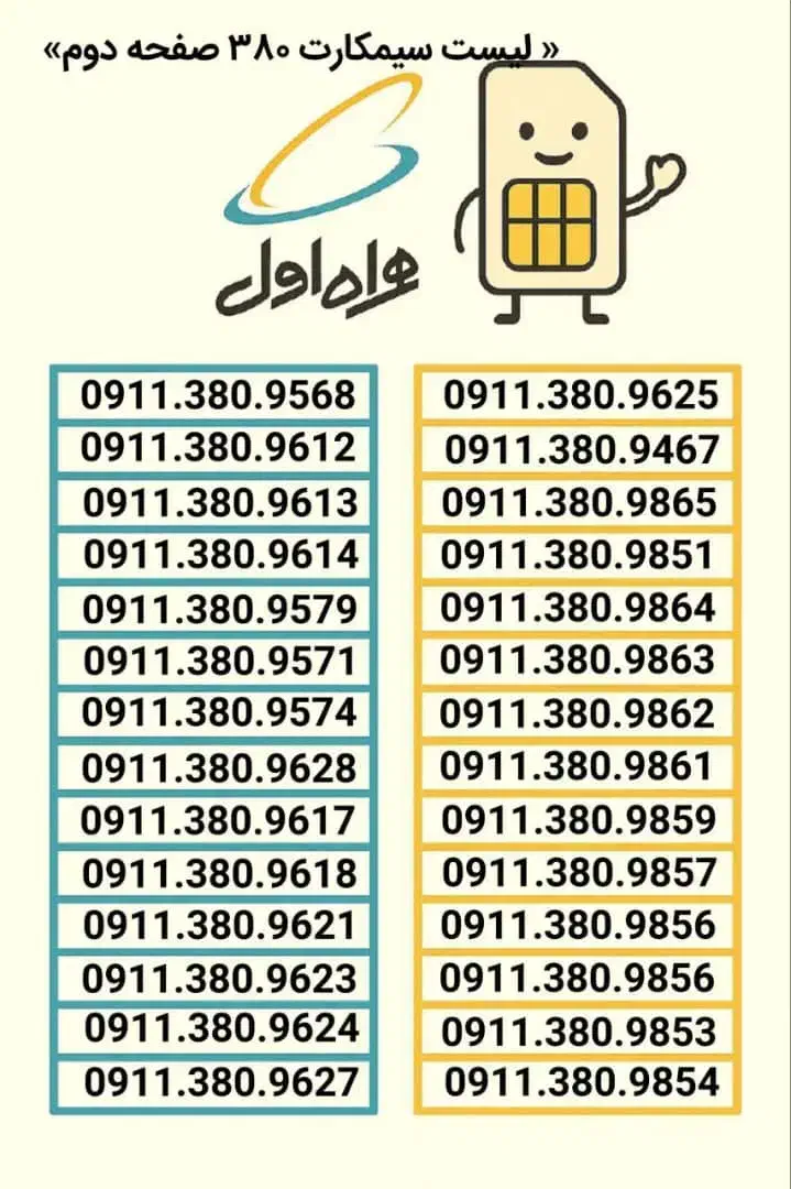 0911.340.9213 و 0911.340.9231|سیم‌کارت|رشت, استادسرا|دیوار