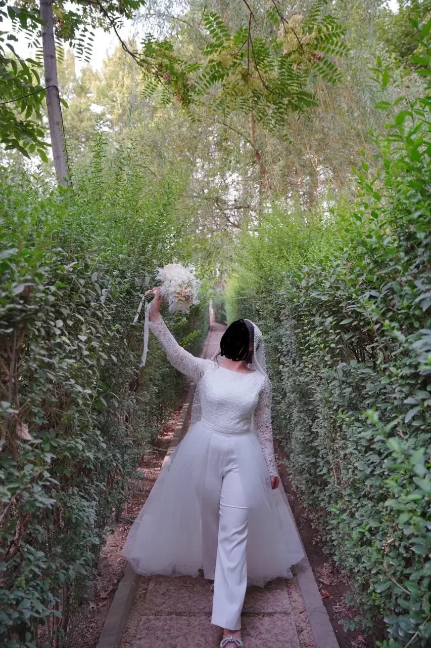 لباس عقد همراه با تور سر|لباس|چهاردانگه (تهران), |دیوار