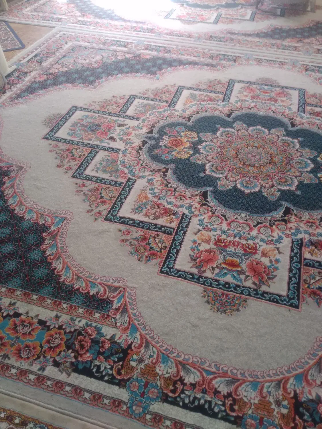 قالی ۱۲ متری درحد|فرش|یزد, |دیوار