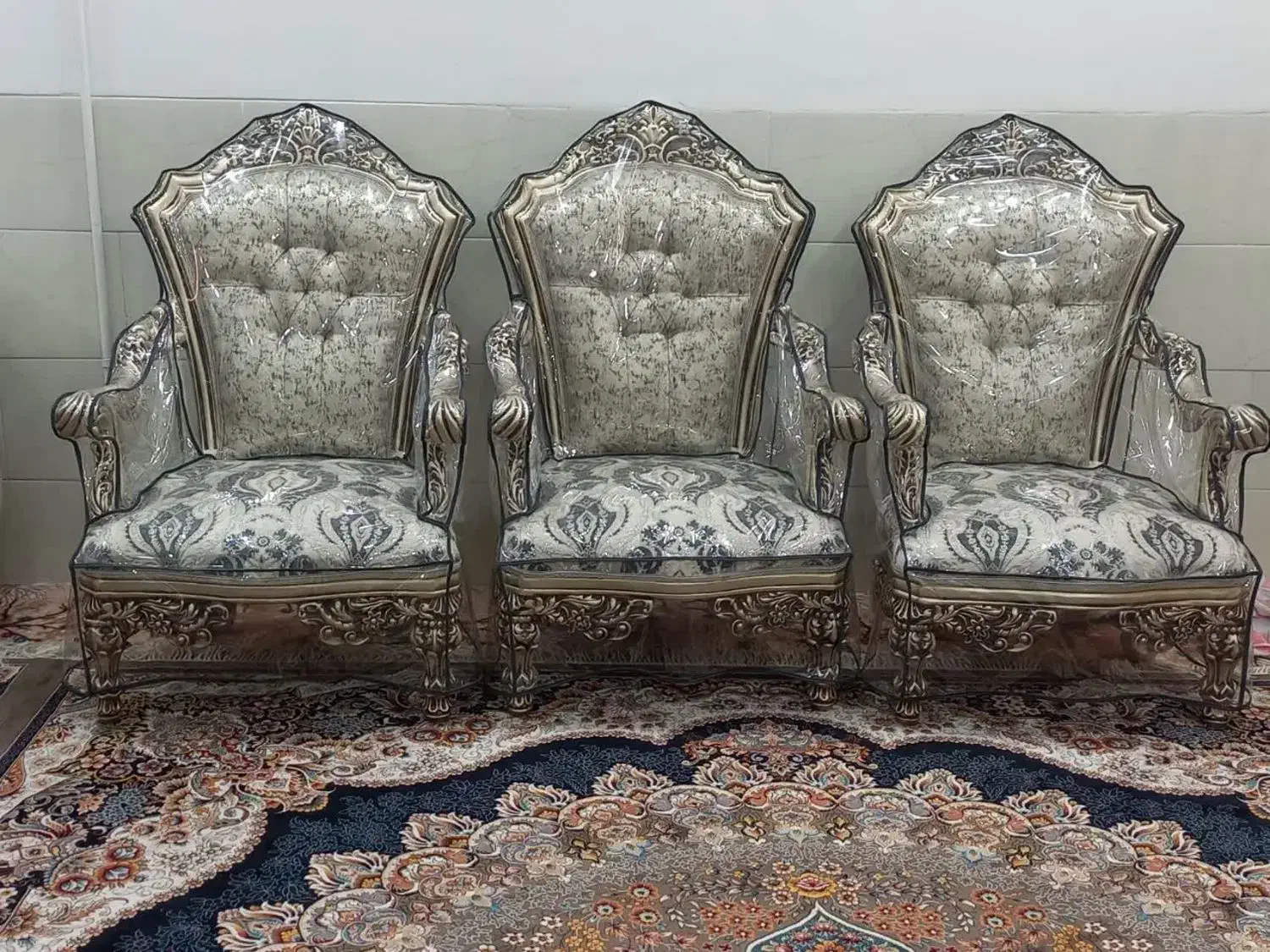 کاور مبل راحتی سلطنتی|مبلمان خانگی و میز عسلی|قم, باجک یک|دیوار