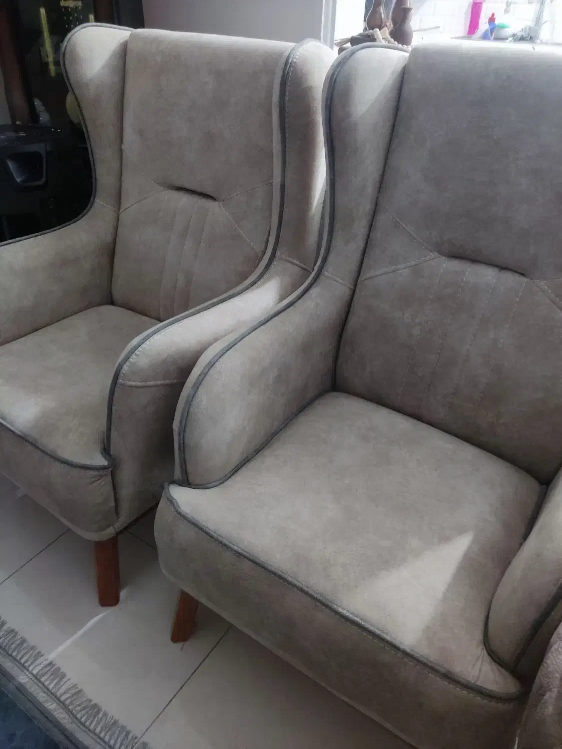 مبل 8نفره و نهار خوری 6نفره|مبلمان خانگی و میز عسلی|محمدشهر, همایون ویلا|دیوار