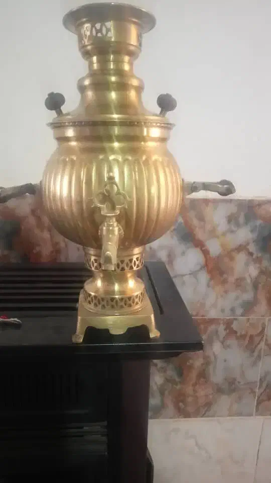 سماور زغالی درحد نو|کلکسیون اشیاء عتیقه|گرگان, |دیوار