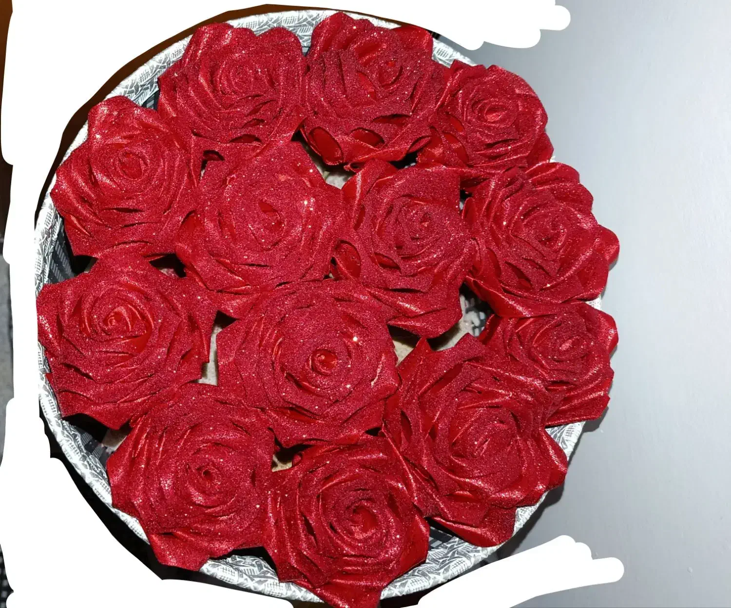 گل روبانی|گل مصنوعی|ساوه, |دیوار