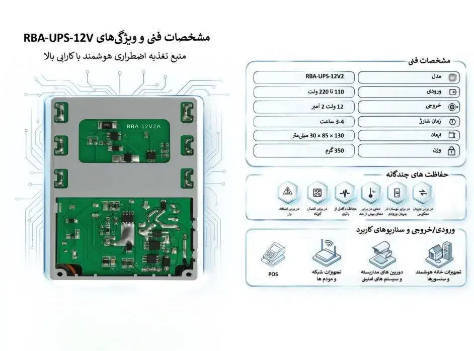 دستگاه برق اضطراری|مودم و تجهیزات شبکه|تهران, شهرک هما|دیوار