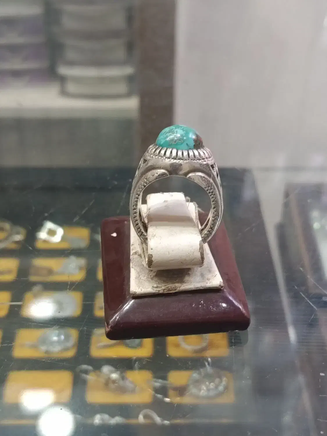 انگشتر فیروز نیشاپور اصیل|جواهرات|مراغه, |دیوار