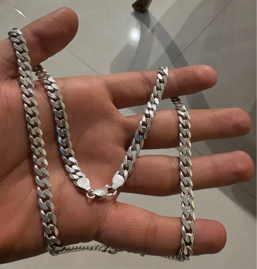 زنجیر نقره کارتیه ترک|جواهرات|اراک, |دیوار