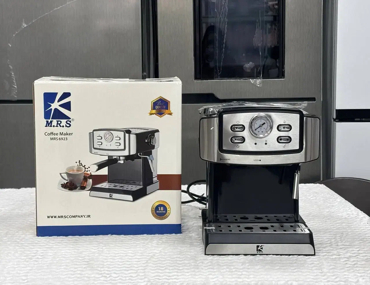 اسپرسوساز M.R.S مدل 6866 ام آر اس فروش اقساطی|سماور، چایساز، قهوهساز|خرمآباد, |دیوار