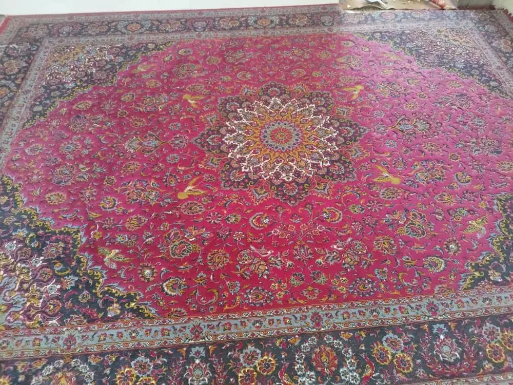 دو عدد فرش دوازده متری|فرش|آباده, |دیوار