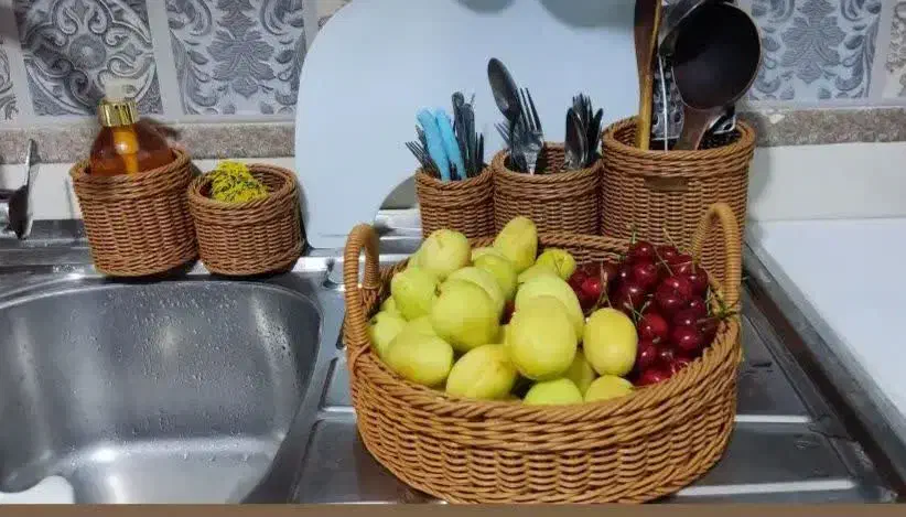 سفارش بافت انواع سبد های دستبافت|صنایع دستی و سایر لوازم تزئینی|سلفچگان, |دیوار