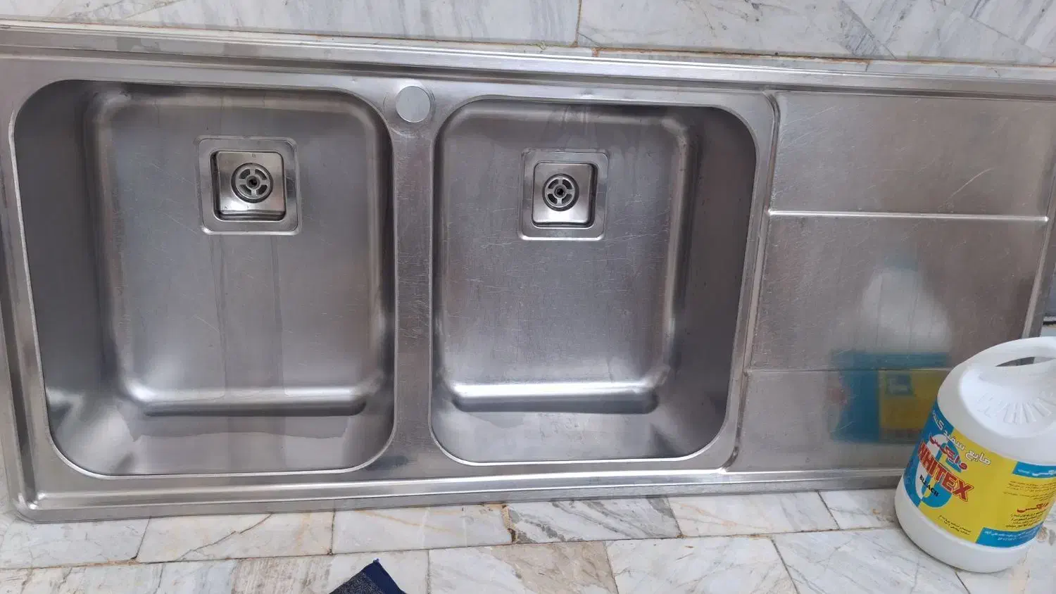 دو عدد سینک ظرفشویی|مصالح و تجهیزات ساختمان|قم, انسجام|دیوار