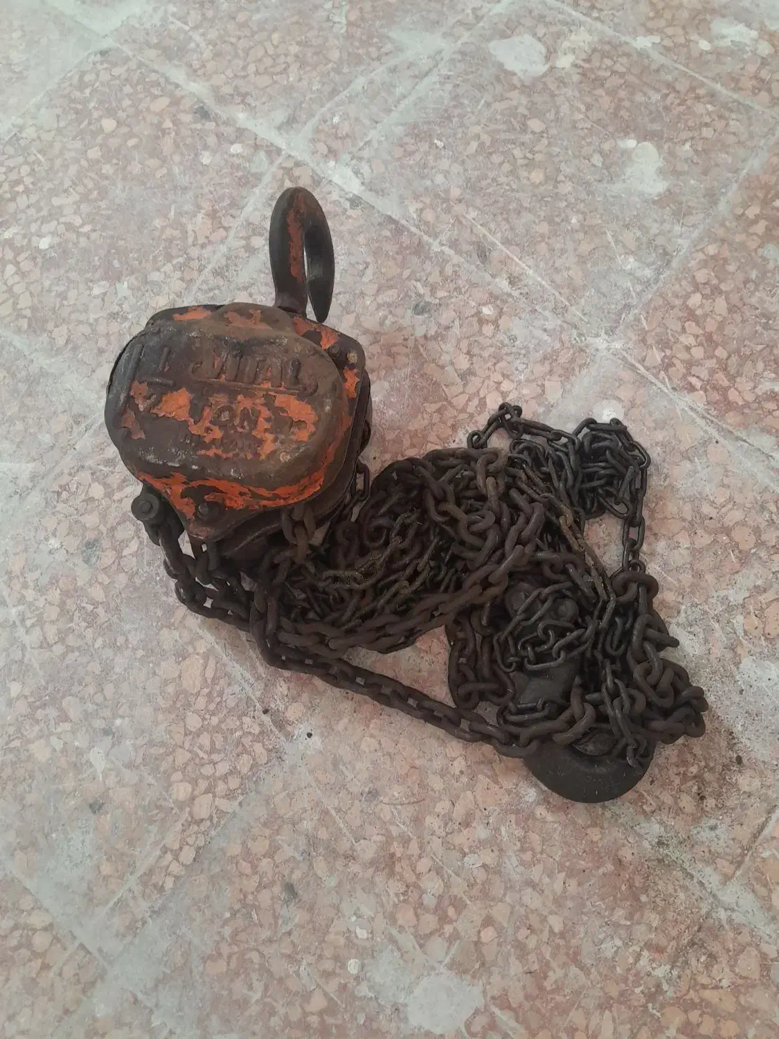 جرثقیل زنجیری|ابزارآلات|قم, نیروگاه|دیوار