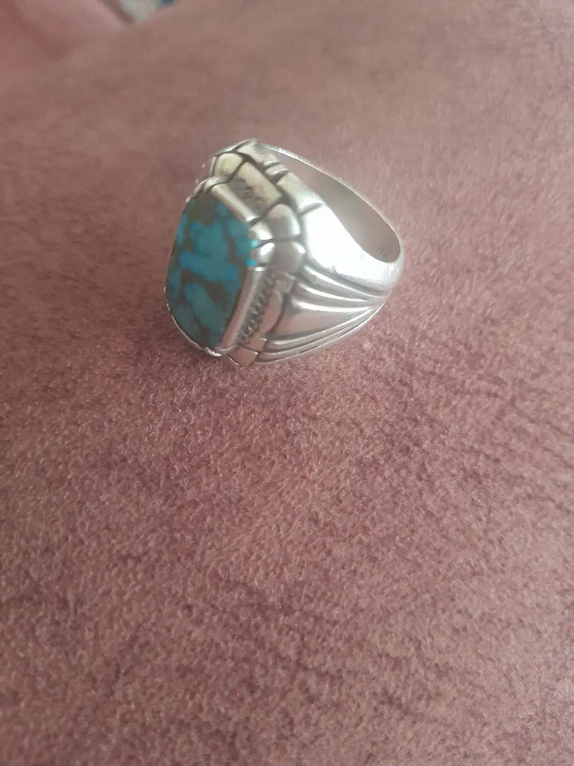 انگشتر دست ساز. فیروزه اصل|جواهرات|زنجان, |دیوار