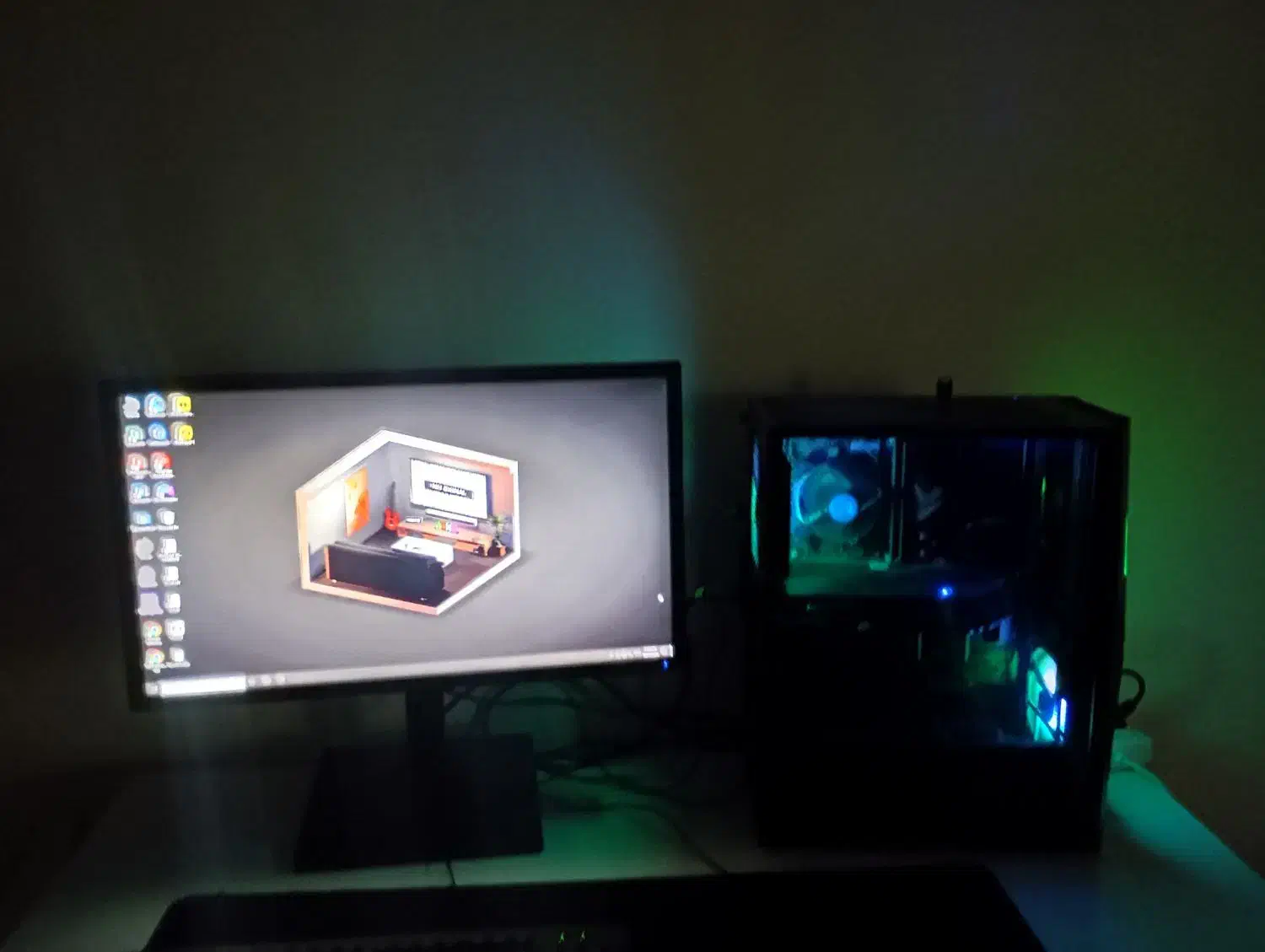 کامپیوتر|رایانه رومیزی|پاکدشت, پاکدشت (مامازند)|دیوار