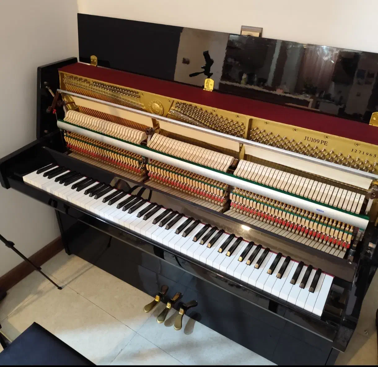 پیانو آگوستیک یاماها ju109PE|پیانو، کیبورد، آکاردئون|کرمان, |دیوار