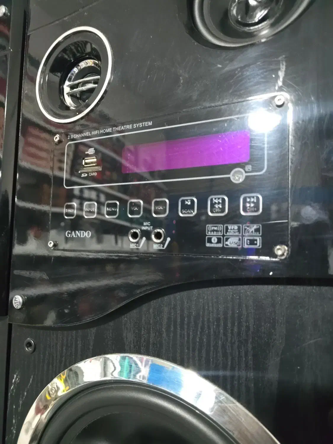 اسپیکر USB. AUX FM. BT بلوتوث فلش رادیو آیوایکس|سیستم صوتی خانگی|تهران, سلسبیل شمالی|دیوار