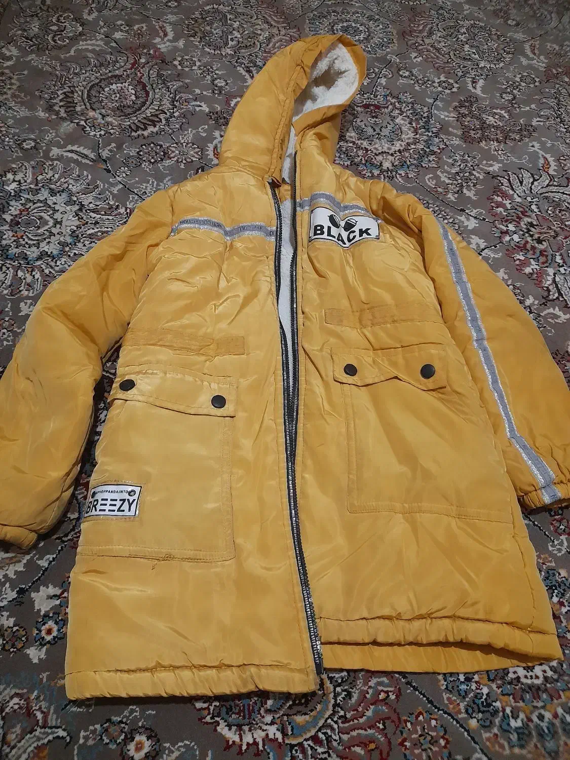 پالتو بارانی کلاهدار دخترانه سایز  ۳۶|لباس|هشتگرد, هشتگرد قدیم|دیوار