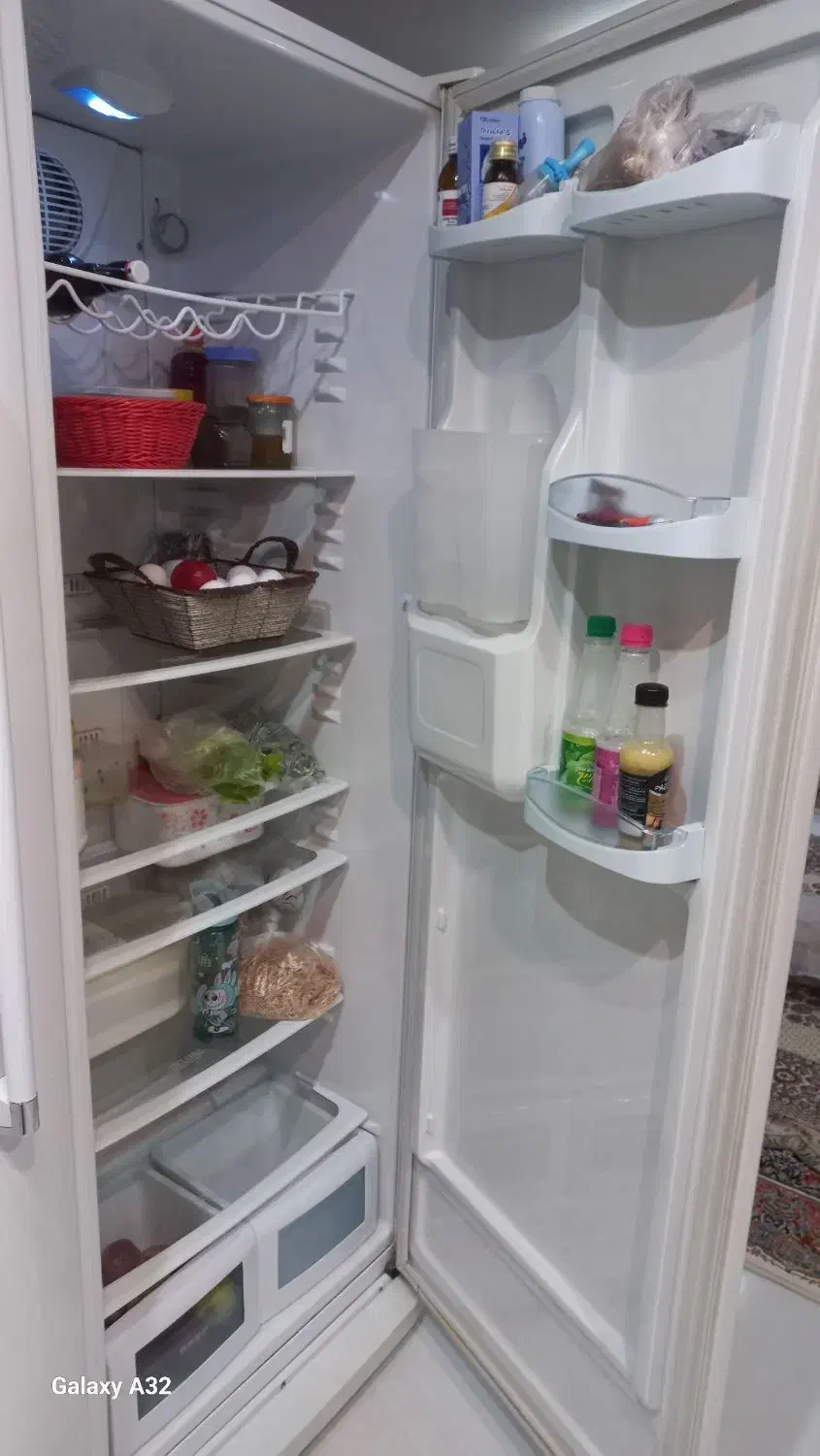 یخچال نیکسان دوقلو سفید سالم سالم بدون پوسیدگی|یخچال و فریزر|ساوه, |دیوار