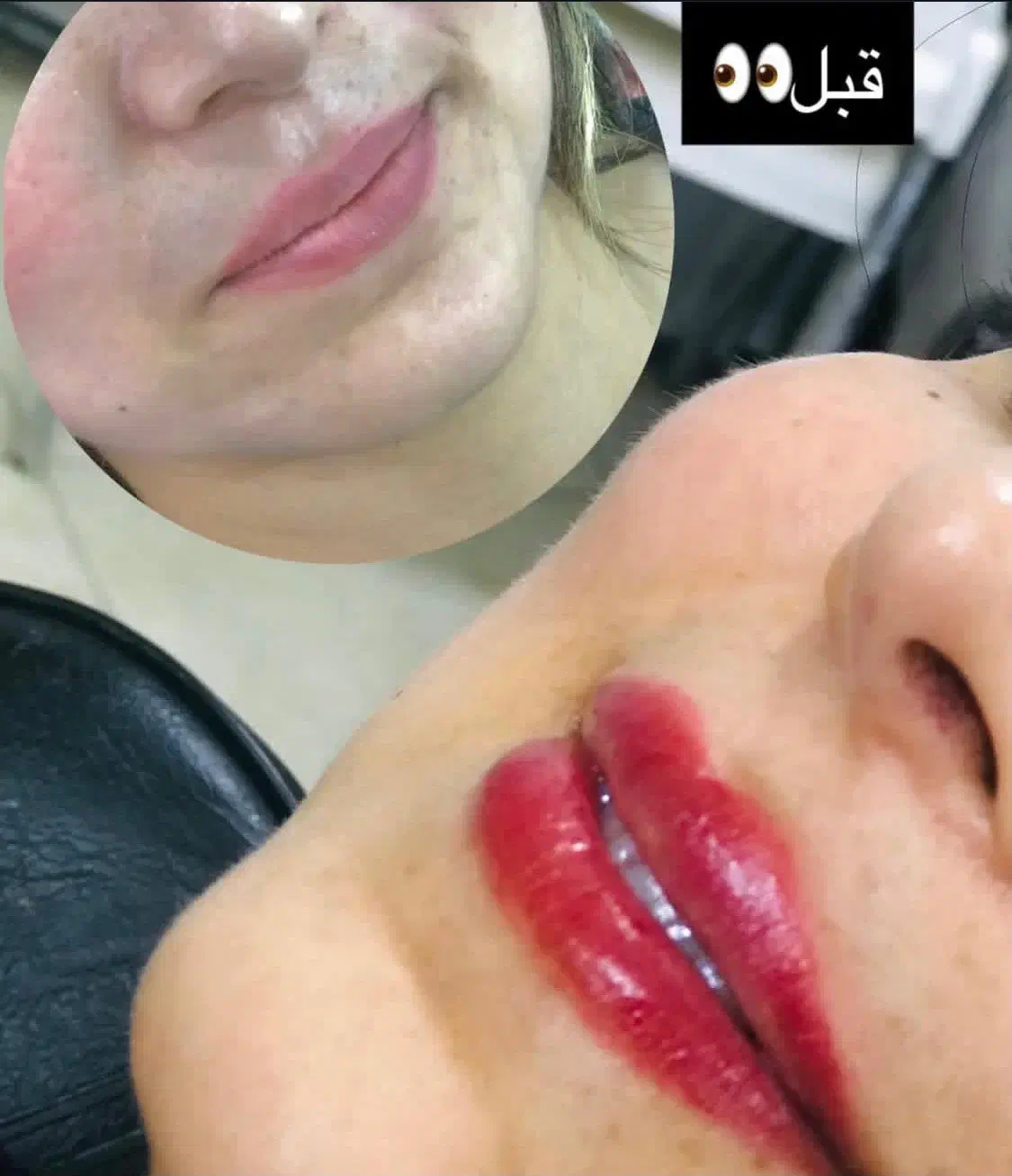 مدل برای شیدنگ لب و تتوی بدن|خدمات آرایشگری و زیبایی|هادی شهر, |دیوار