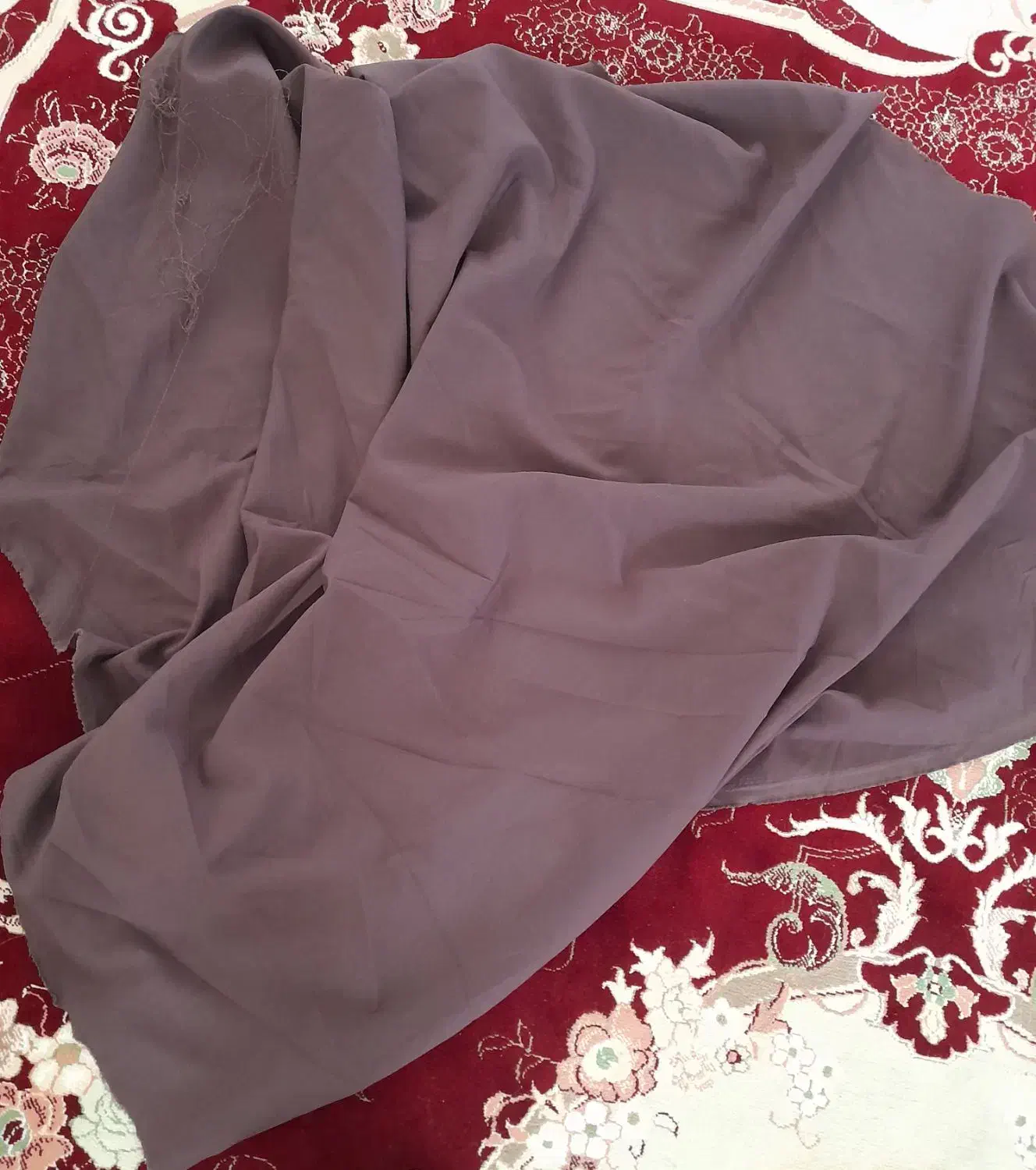 او۲۰سانت مترپارچه کرپ ضخیم رنگ بنفش|لباس|یاسوج, |دیوار